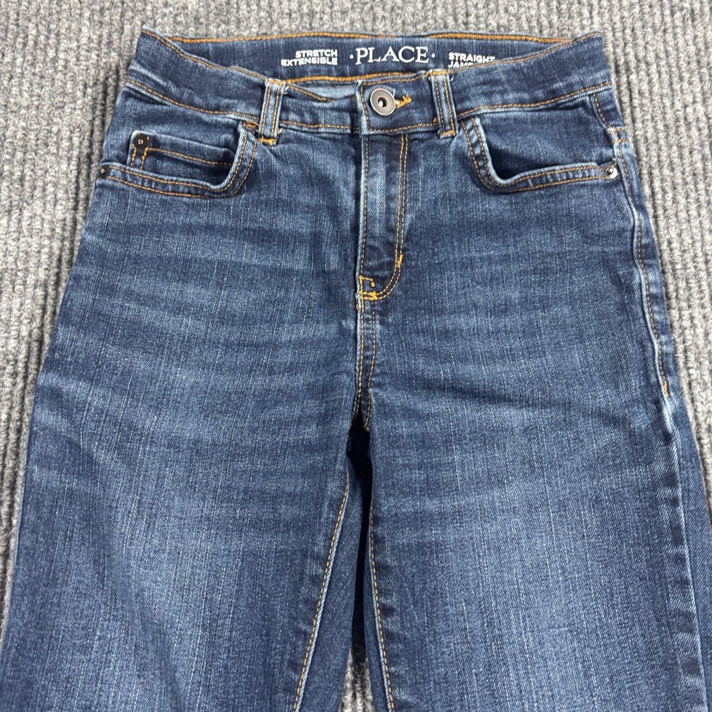 The‎ Children's Place Straight Jeans Girls Size 12 Blue Slim Stretch Denim